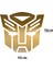 Atölye Çizgi Gold Transformers Sticker Motor Sticker Araba Cam Sticker 13 x 12 1