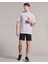 M Graphic Tee Reflect Logo Oversize T-Shirt Erkek Warm Gray Tshirt - S231094-042 2