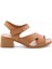Taba Leather Kadın Klasik Topuklu Ayakkabı K05286111503 2