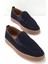 Lacivert Süet Leather Erkek Casual Ayakkabı E01585691202 1