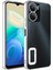 Vivo Y16 Kılıf Renkli Kenarlı Parlak Logo Açık Omega Silikon 1