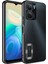 Vivo Y16 Kılıf Renkli Kenarlı Parlak Logo Açık Omega Silikon 1