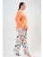 Kadın Welsoft Büyük Beden Uzun Kol Pijama Takım 3