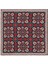 Lacivert Gold Motif Desen Ipek Mendil 1