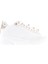 ES864-23Y Kadin Kalin Kristal Taşli Sneakers Ayakkabi 1