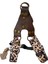 köpek göğüs tasması hakiki deri kapamalı destekli kolon orta ve büyük ırk leopar desen genişlik:2,5cm göğüs ölçüsü:50-90cm ayarlamalı dog harness GT4-6 2