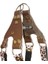 köpek göğüs tasması hakiki deri kapamalı destekli kolon orta ve büyük ırk leopar desen genişlik:2,5cm göğüs ölçüsü:50-90cm ayarlamalı dog harness GT4-6 4