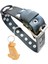 Köpek boyun tasması deri siyah zımbalı kalınlık:4mm genişlik:3cm boyun ölçüsü:27-35cm ayarlamalı dog collar T1-11S 2
