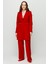 Inci Aksesuar Detaylı Pantolon Ceket Takım Kırmızı 1