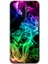 Oppo Reno 2z Kılıf Hd Desen Baskılı Arka Kapak - Smoke Colorful 1