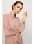 Inci Detaylı Kolları Büzdürme Detaylı Pantolon Tunik Takım Pudra 3