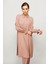 Inci Detaylı Kolları Büzdürme Detaylı Pantolon Tunik Takım Pudra 4