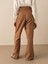 %100 Keten Oversize Pantolon 3