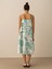 %100 Keten Regular Fit Elbise 4