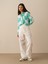 %100 Keten Oversize Pantolon 1