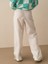 %100 Keten Oversize Pantolon 4
