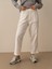 %100 Keten Regular Fit Pantolon 2