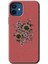 iPhone 12 Mini Kılıf Hd Desen Baskılı Arka Kapak - Retro Çiçek 1