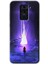 Xiaomi Redmi Note 9 Kılıf Hd Desen Baskılı Arka Kapak - Wanderer Silhouette 1
