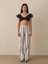 Pamuk Keten Karışımlı Regular Fit Pantolon 1