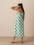 %100 Keten Regular Fit Elbise 3
