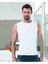 5 Adet, Erkek Ribana Sıfır Kol Sıfır Yaka Atlet %100 Cotton (Ribana) Beyaz 1