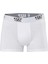 10 Adet,(Ekonomik Paket) Modal Rahat Erkek Boxer %47 Pamuk %47 Modal %6 Likra Beyaz 2