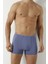 10 Adet, Bambu Kumaş, Süper Rahat, Likralı Erkek Boxer Külot Indigo 1
