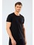 Kısa Kollu, O Yaka Slim Fit Basic Erkek T-Shirt 2