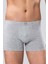 10 Adet, (Ekonomik Paket) Pamuklu Esnek Erkek Boxer %92 Pamuk %8 Likra Gri 1