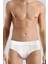 5 Adet, Erkek Modal Slip Külot %47 Cotton %47 Modal %6 Lycra Beyaz 1