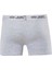 5 Adet, Kısa Paçalı Likralı Erkek Boxer %92 Coton( Pamuk) %8 Likra Gri 2