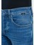 Erkek Pierre Gölgeli Mavi Premium Blue Jean Pantolon 0020983709 4