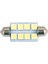 Araba Parlak Iç Kubbe 5050/3528 Smd LED Harita Işık Fişi ve Oynat 31/36/39/42MM (Yurt Dışından) 1