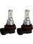 2 Adet Mini Smd Araç LED Sisli Drl Far Fokları H8/H11-3570 (Yurt Dışından) 1