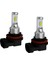 2 Adet Mini Smd Araç LED Sisli Drl Far Fokları H8/H11-3570 (Yurt Dışından) 3