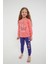 2944 Cattitude Pembe Kız Çocuk Uzun Kol Pijama Takım 1