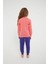 2944 Cattitude Pembe Kız Çocuk Uzun Kol Pijama Takım 3