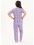 Yeni Inci Anne Kız 2 Adet Pamuk Ekose Pijama Takım 1905-376 5