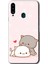 Samsung Galaxy A20S Kılıf Hd Desen Baskılı Arka Kapak - Kedi Aşkı 1