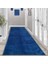 Yıkanabilir Kaymaz Taban Elit Post Peluş Lacivert Kesme Yolluk Halı 150 x 475 cm 1