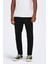 Erkek Onslinus Beli Lastikli Keten Pantolon 22024966 Siyah 2