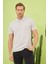 Erkek Basic Polo Yaka Tişört (Regular Fit) Açık Gri 2