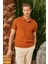 Erkek Basic Polo Yaka Tişört (Regular Fit) Taba 5