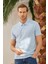 Erkek Basic Polo Yaka Tişört (Regular Fit) Açık Mavi 1