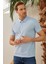 Erkek Basic Polo Yaka Tişört (Regular Fit) Açık Mavi 5