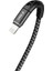 2DKX01LS Extremecable Ekstra Dayanıklı 150CM Şarj Kablosu Siyah 7