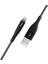 2DKX01LS Extremecable Ekstra Dayanıklı 150CM Şarj Kablosu Siyah 9