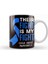 Their Fight My Fight Child Abuse Awareness April Blue Ribbon Kupa Bardak Porselen 1