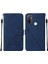 A53 4g / A32 4g / A53S 4g / A33 4g Için Kabartmalı Pu Deri Stand Cüzdan Telefon Kılıfı - Mavi (Yurt Dışından) 1